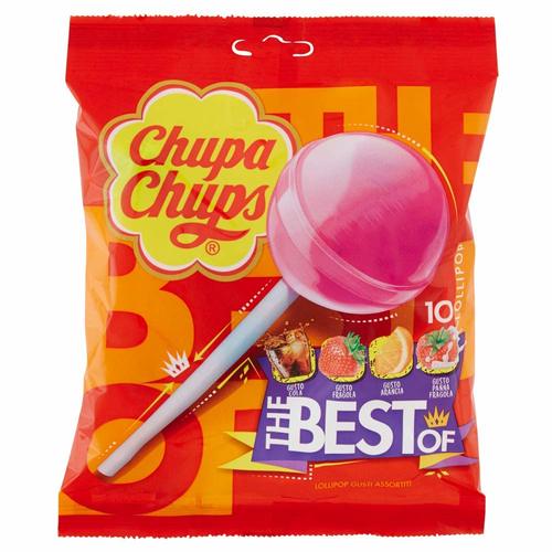 Chupa Chups The Best Of Lollipops 10 pieces 120 g - Chupa Chups The Best Of Lollipops 10 pieces 120 g