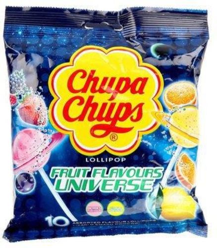 Chupa Chups Fruit Flavours Universe Lollipops 10 pieces 120 g - Chupa Chups Fruit Flavours Universe Lollipops 10 pieces 120 g