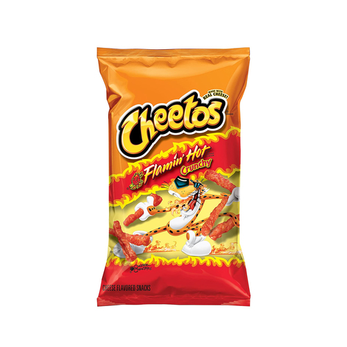 Cheetos Crunchy Flamin' Hot U.S.A Family Size 226.8 g - Cheetos Crunchy Flamin' Hot U.S.A Family Size 226.8 g