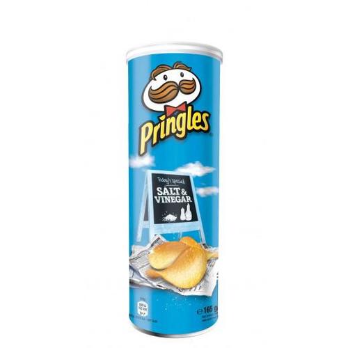 Pringles Salt & Vinegar Flavour 165 g - Pringles Salt & Vinegar Flavour 165 g