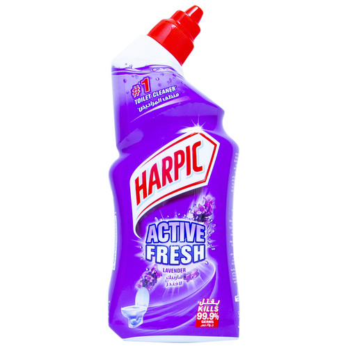 Harpic Active Fresh Lavender Toilet Cleaner 500 ml - Harpic Active Fresh Lavender Toilet Cleaner 500 ml