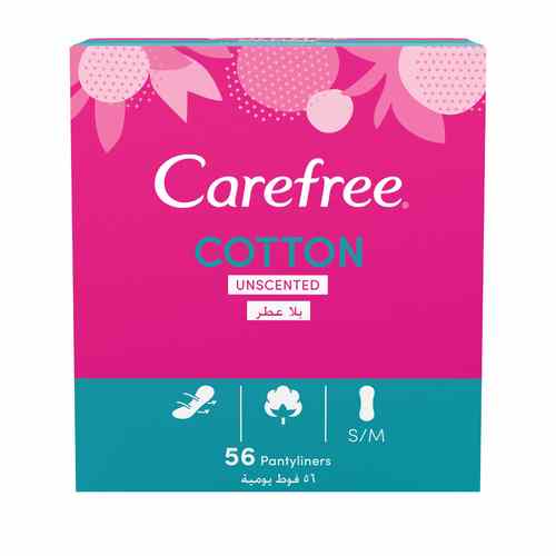 Carefree Cotton Unscented 56 Pantyliners - Carefree Cotton Unscented 56 Pantyliners