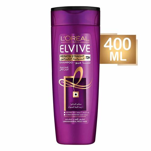 Elvive Keratin Straight Shampoo 400 ml - Elvive Keratin Straight Shampoo 400 ml