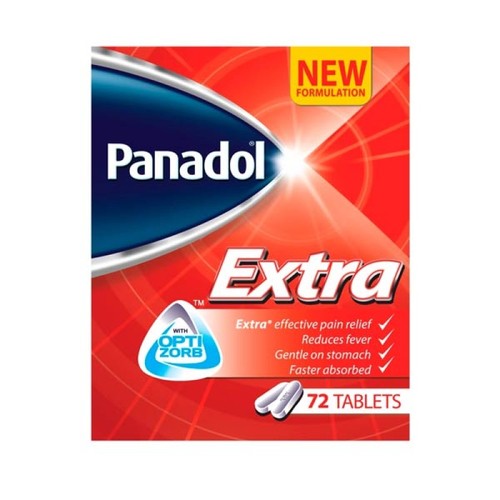 Panadol Extra With Opti Zorb 72 Tablets - Panadol Extra With Opti Zorb 72 Tablets