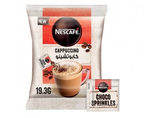 Nescafe Cappuccino With Choco Sprinkles 19.3 g - Nescafe Cappuccino With Choco Sprinkles 19.3 g