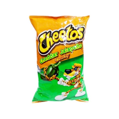 Cheetos Cheddar Jalapeno Crunchy U.S.A Family Size 226.8 g - Cheetos Cheddar Jalapeno Crunchy U.S.A Family Size 226.8 g