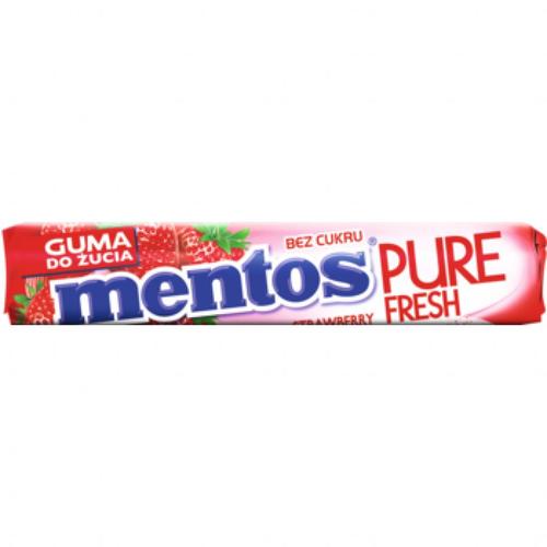 Mentos Pure Fresh Strawberry 15.75 g - Mentos Pure Fresh Strawberry 15.75 g