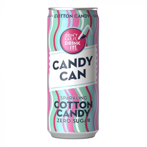 Candy Can Sparkling Cotton Candy 330 ml - Candy Can Sparkling Cotton Candy 330 ml