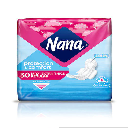 Nana Maxi Extra Thick Regular 30 Pads - Nana Maxi Extra Thick Regular 30 Pads