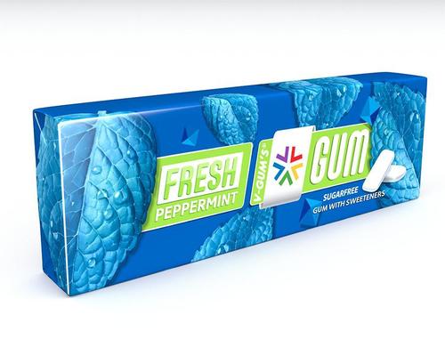 Fresh V-gum Peppermint Sugar Free 14 g