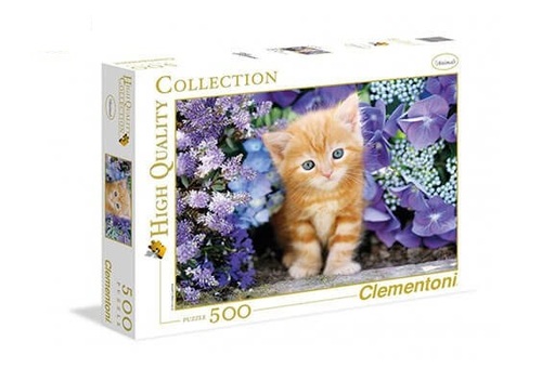 Ap the ginger cat in flowers 500 PCs - Ap the ginger cat in flowers 500 PCs