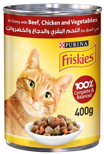 Friskies Beef,Chicken And Vegetables 400 g