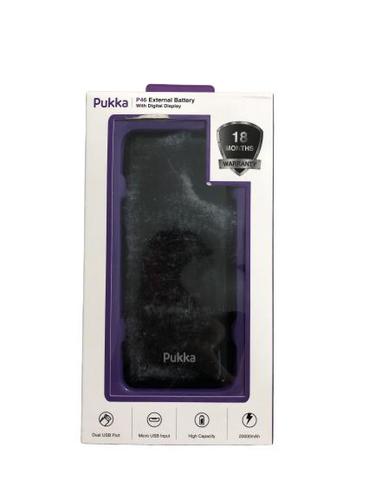 Pukka Powe Bank 20000 mah 18 Months Warranty