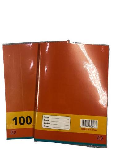 English School Notebook 100 Pages