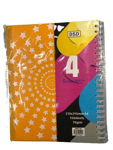 School Notebooks 4 Subjects