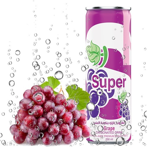 Super Grape Carbonated Drink 250 ml - Super Grape Carbonated Drink 250 ml