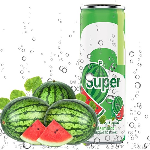 Super Watermelon Carbonated Drink 250 ml - Super Watermelon Carbonated Drink 250 ml