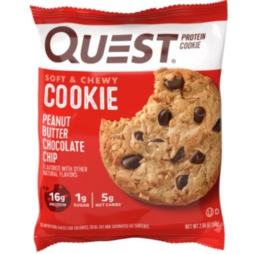 Quest Protein Cookie Peanut Butter Chocolate Chip 58 g - Quest Protein Cookie Peanut Butter Chocolate Chip 58 g