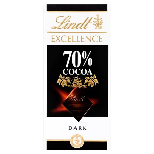 Lindt Excellence Rich Dark 70% COCOA Swiss Made 100 g - Lindt Excellence Rich Dark 70% COCOA Swiss Made 100 g