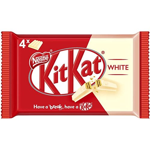 White kitkat 4 fingers 41.5 G - White kitkat 4 fingers 41.5 G
