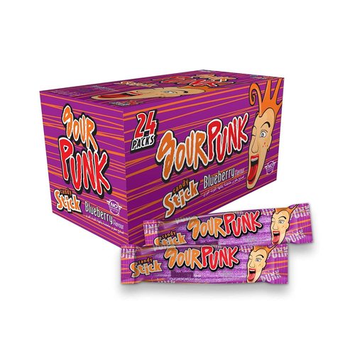 Jelly Sour Punk Blue Berry 40 g * 24 PCS - Jelly Sour Punk Blue Berry 40 g * 24 PCS