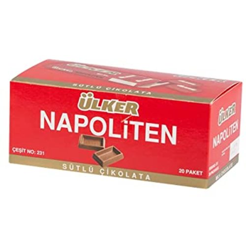 Ulker Napoliten Milk Chocolate 24 PCS - Ulker Napoliten Milk Chocolate 25 PCS