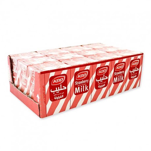 KDD Strawberry Milk 250 ml * 27 PCS - KDD Strawberry Milk 250 ml * 27 PCS