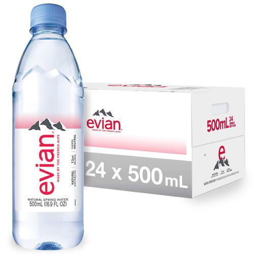 Evian Natural Mineral Water From The French Alps 24 Pieces X 0.5 L - Evian Natural Mineral Water From The French Alps 24 Pieces X 0.5 L