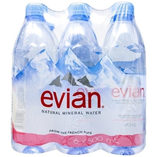 Evian Natural Mineral Water From The French Alps 6 Pieces X 0.5 L - Evian Natural Mineral Water From The French Alps 6 Pieces X 0.5 L