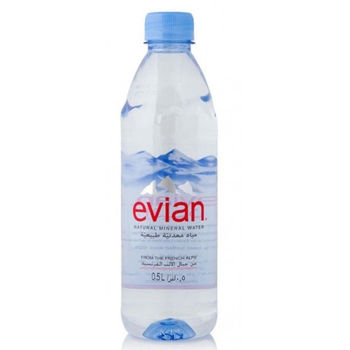 Evian Natural Mineral Water From The French Alps 0.5 L - Evian Natural Mineral Water From The French Alps 0.5 L