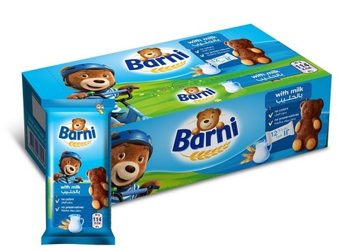 Barni Cake With Milk 12 Pieces X 30 g - Barni Cake With Milk 12 Pieces X 30 g