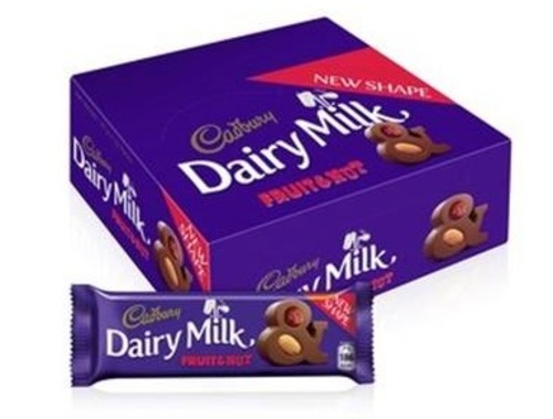 Cadbury Dairy Milk Fruit & Nut 12 Pieces X 37 g - Cadbury Dairy Milk Fruit & Nut 12 Pieces X 37 g