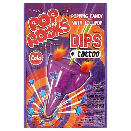 Pop Rocks Cola Popping Candy With Lollipop 18 g - Pop Rocks Cola Popping Candy With Lollipop 18 g