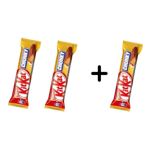 Kitkat Chunky Caramel 42 g 2 PIECES + 1 FREE - BUY 2 Get 1 Free