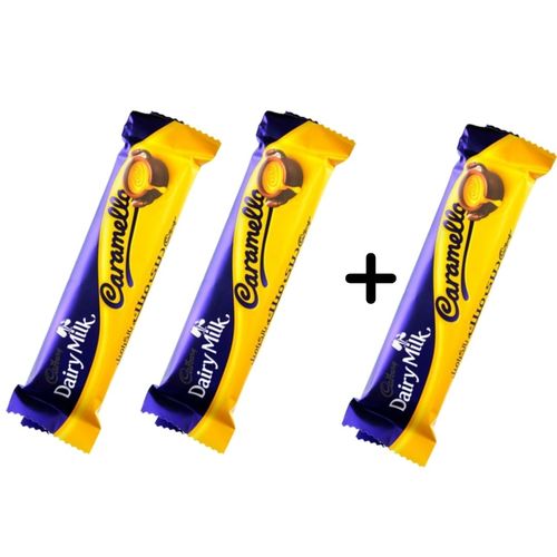 Cadbury Dairy Milk Caramello 40 g 2 PIECES + 1 FREE - BUY 2 Get 1 Free