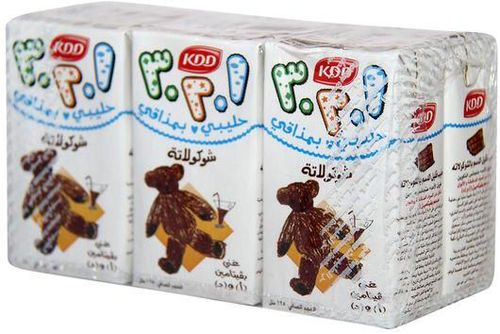 KDD 123 Low Fat Chocolate Milk 6 Pieces 125 ml - KDD 123 Low Fat Chocolate Milk 6 Pieces 125 ml