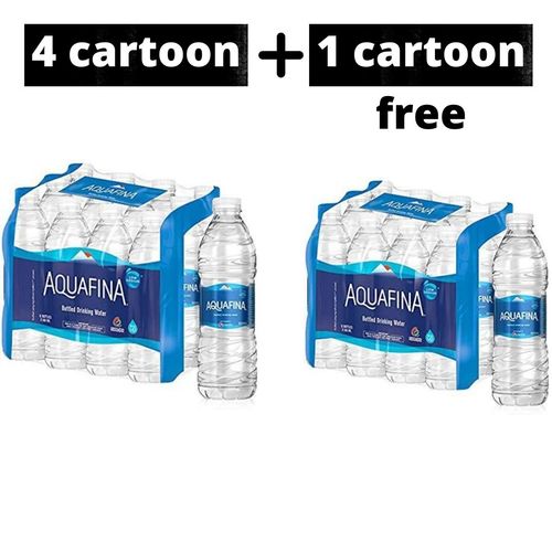 Aquafina Water 24 Pieces X 600 ml 4 cartoon + 1 cartoon free - Aquafina Water 24 Pieces X 600 ml 4 cartoon + 1 cartoon free