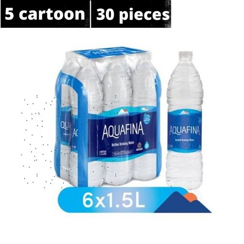 Aquafina Water 6 Pieces X 1.5 L 5 cartoon - Aquafina Water 6 Pieces X 1.5 L 5 cartoon