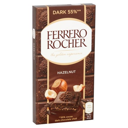 Ferrero Rocher Hazelnut Dark 90 g - Ferrero Rocher Hazelnut Dark 90 g