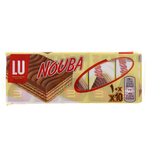 LU Nouba Wafer 10 Pieces X 17.5 g - LU Nouba Wafer 10 Pieces X 17.5 g