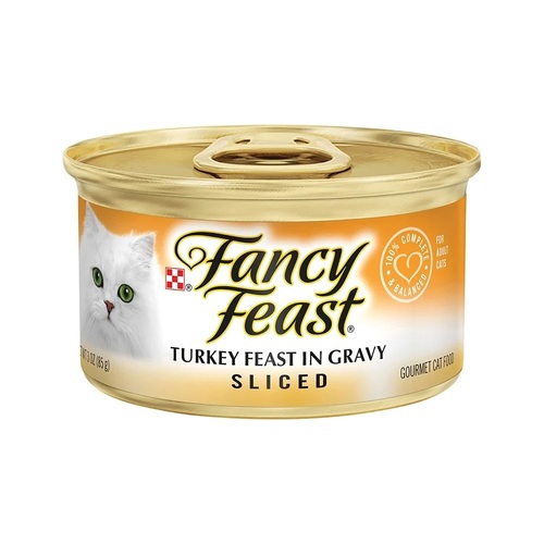 Purina Fancy Feast Turkey Feast SLiced 85 g - Purina Fancy Feast Turkey Feast SLiced 85 g