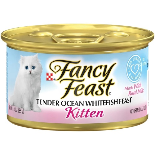 Purina Fancy Feast Kitten Ocean WhiteFish Feast 85 g - Purina Fancy Feast Kitten Ocean WhiteFish Feast 85 g