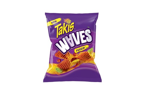 Takis Waves Fuego Hot Chilli Pepper & Lime 71 g - Takis Waves Fuego Hot Chilli Pepper & Lime 71 g