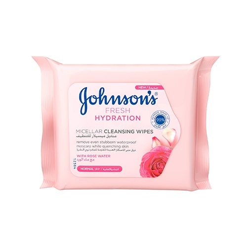 Johnson s Daily Essentials Micellar Refreshing 25 Wipes For Normal Skin - Johnson s Daily Essentials Micellar Refreshing 25 Wipes For Normal Skin