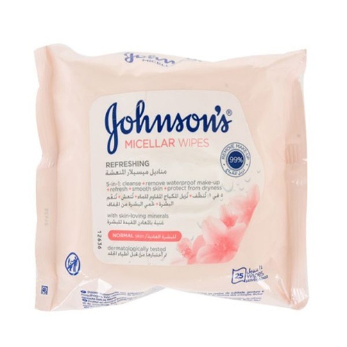 Johnson s Daily Essentials Micellar Cleansing 25 Wipes For Normal Skin - Johnson s Daily Essentials Micellar Cleansing 25 Wipes For Normal Skin