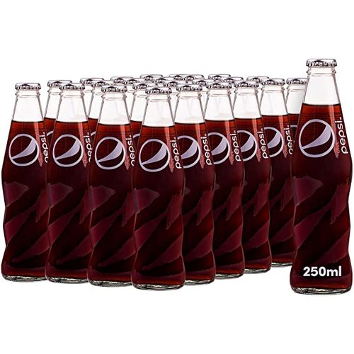 Pepsi Diet Glass Bottle 24 Pieces X 250 ml - Pepsi Diet Glass Bottle 24 Pieces X 250 ml