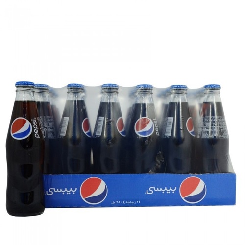 Pepsi Glass Bottle 24 Pieces X 250 ml - Pepsi Glass Bottle 24 Pieces X 250 ml