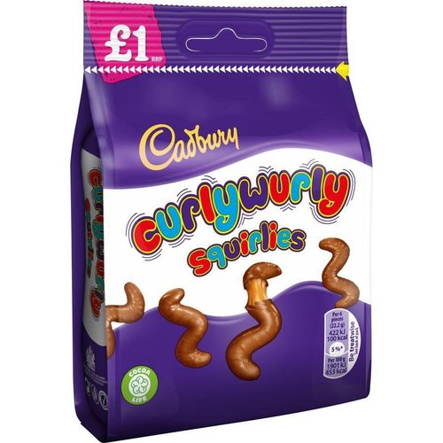 Curly Wurly Squirlies 95 g - Curly Wurly Squirlies 95 g