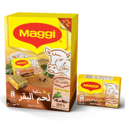 Maggi Beef Flavor 24 Pieces X 20 g - Maggi Beef Flavor 24 Pieces X 20 g