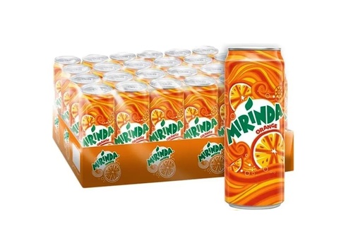 Mirinda Orange Can 250 ml 30 Pieces - Mirinda Orange Can 250 ml 30 Pieces